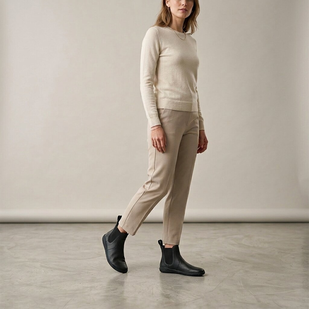 Vivobarefoot Geo Chelsea - Obsidian (Womens)