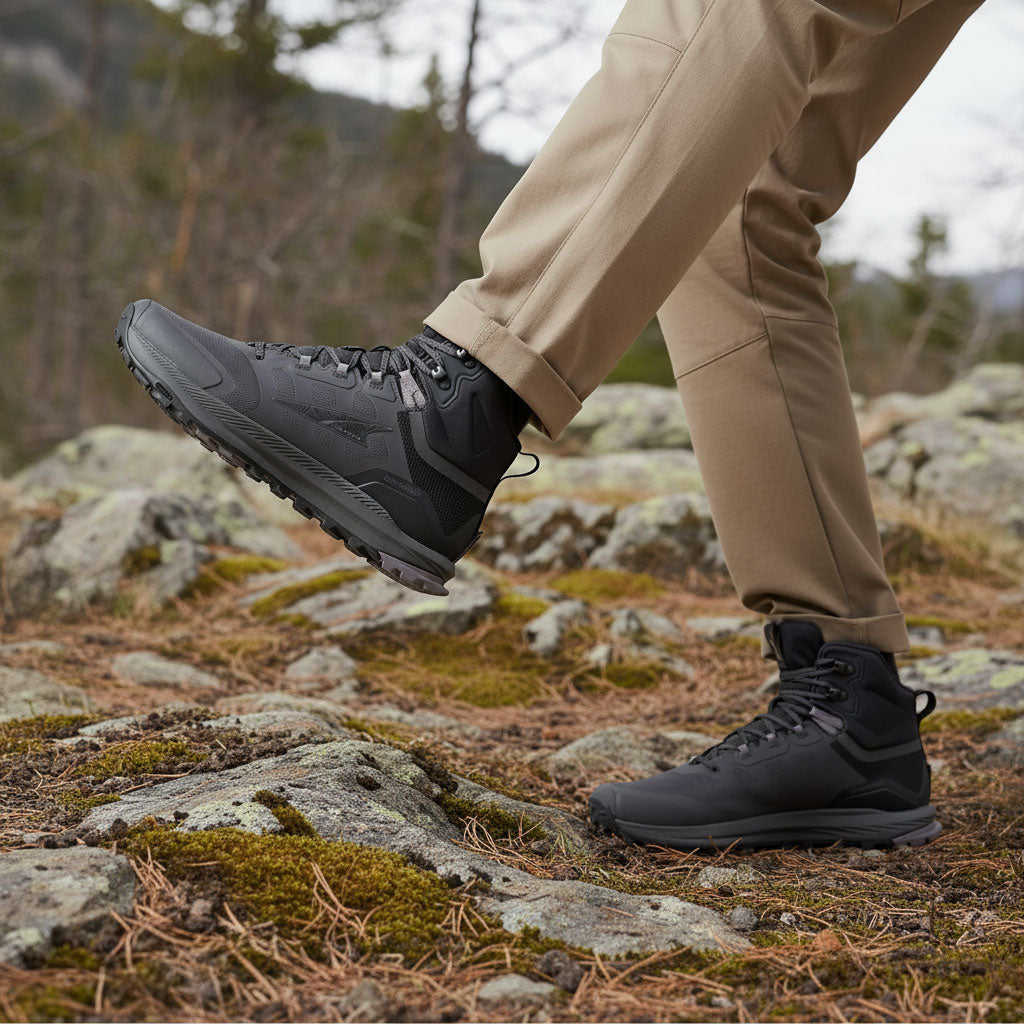 Altra - Lone Peak 9 Waterproof Mid Black/Grey - Mens