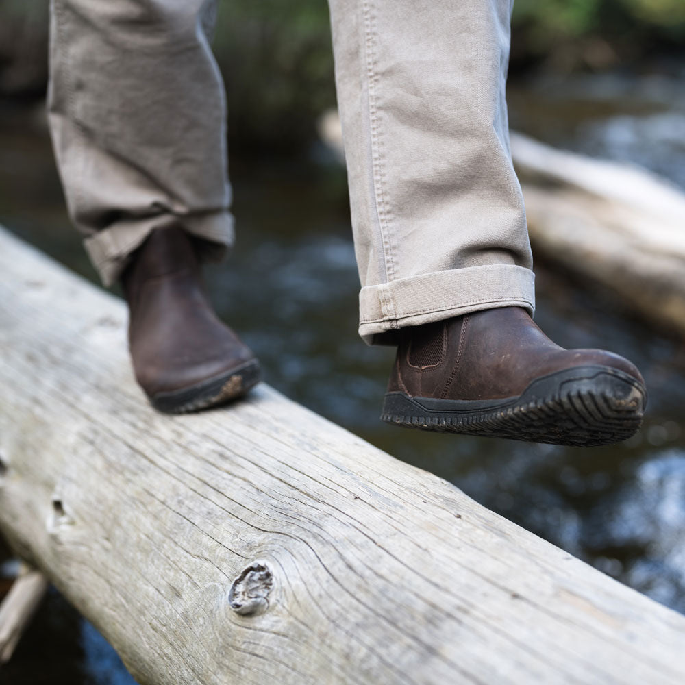 XeroShoes - Ridgeway Leather Chelsea Boot - Mens - Dark Brown