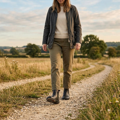 Vivobarefoot Geo Chelsea - Obsidian (Womens)