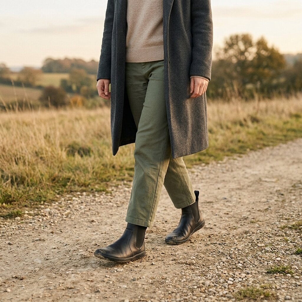 Vivobarefoot Geo Chelsea - Obsidian (Womens)