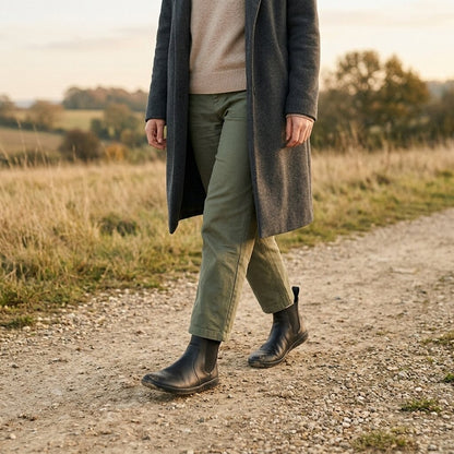 Vivobarefoot Geo Chelsea - Obsidian (Womens)