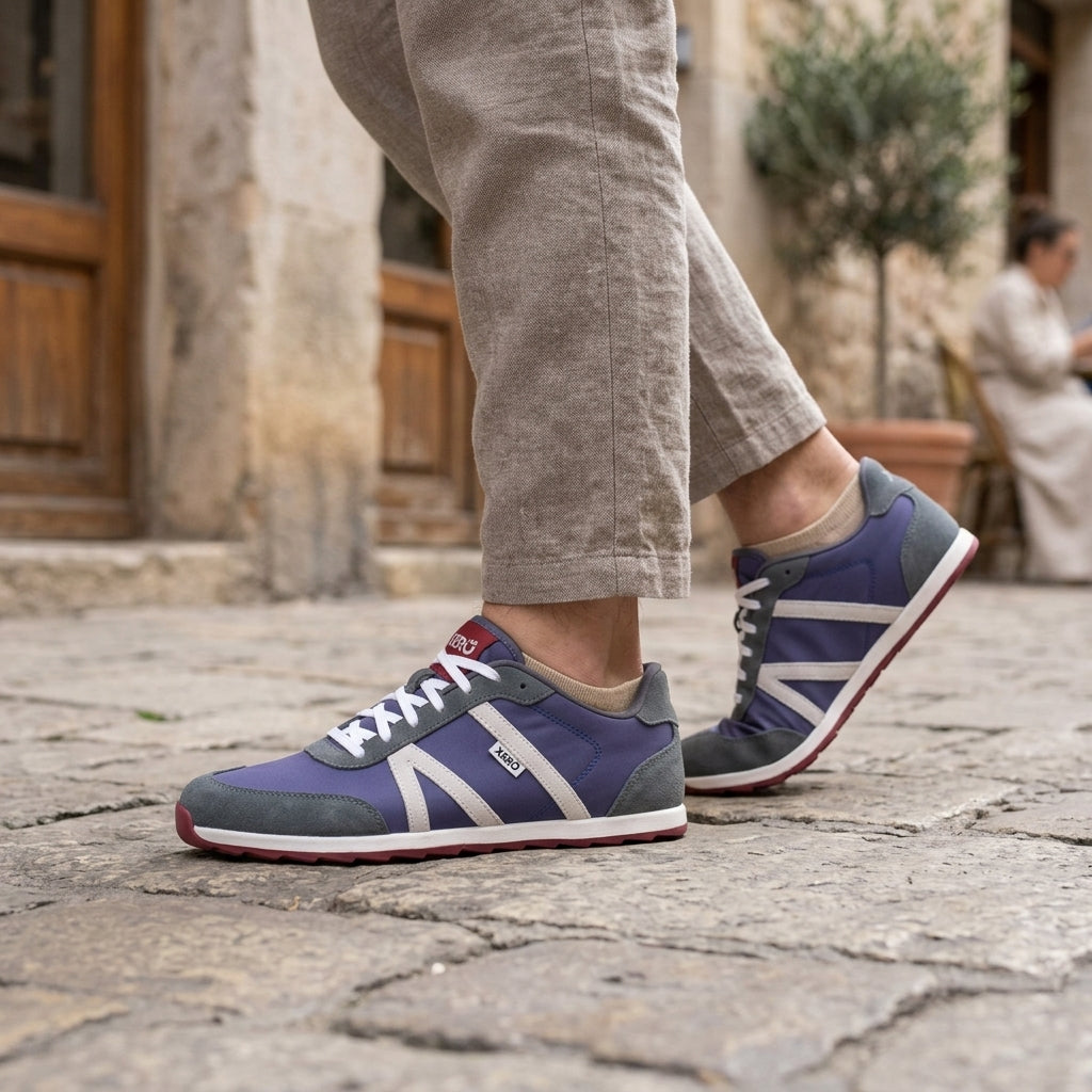 XeroShoes - Wynn  - Mens - Blue / Grey / Red