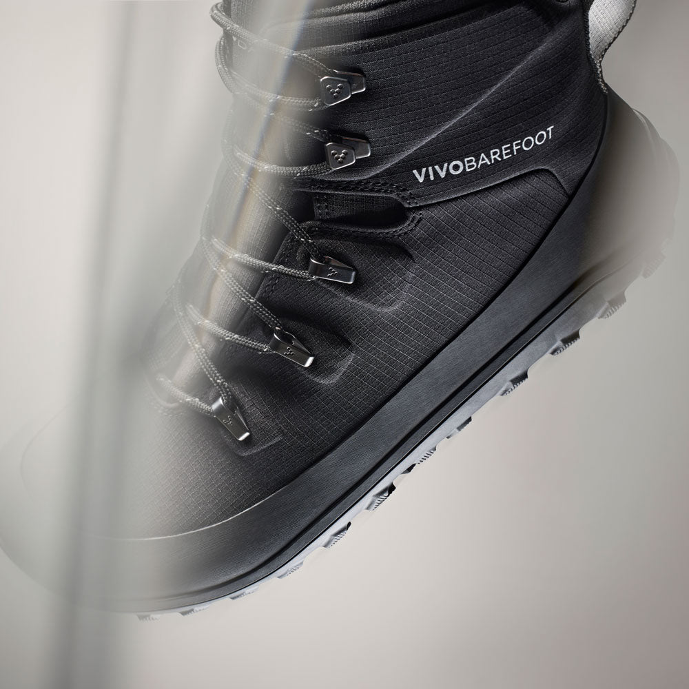 Vivobarefoot Tracker Textile AT Waterproof - Obsidian (Mens)