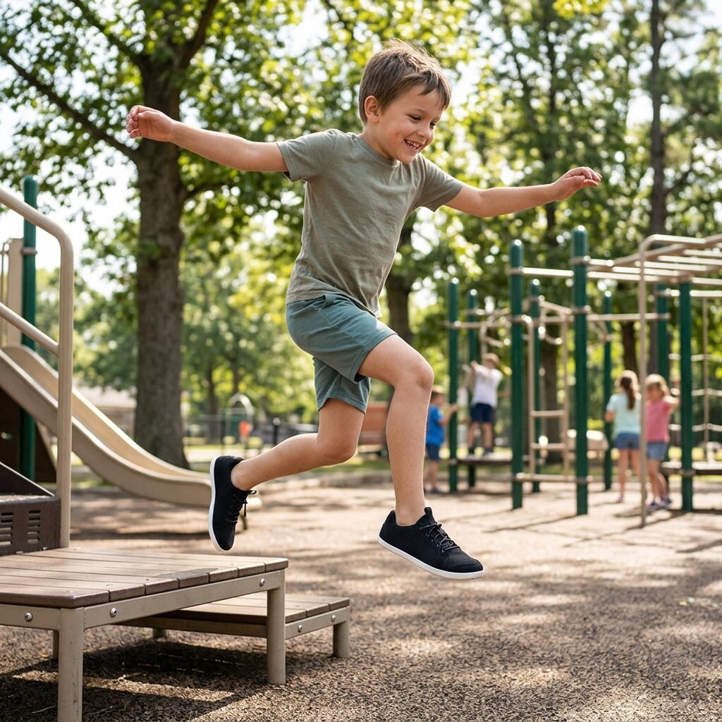 XeroShoes - Dillon Knit Sneakers - Big Kids - Black