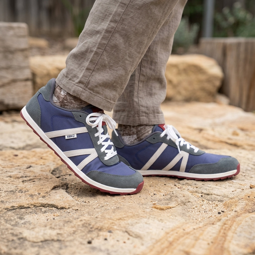 XeroShoes - Wynn  - Mens - Blue / Grey / Red