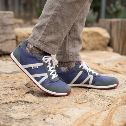 XeroShoes - Wynn  - Mens - Blue / Grey / Red