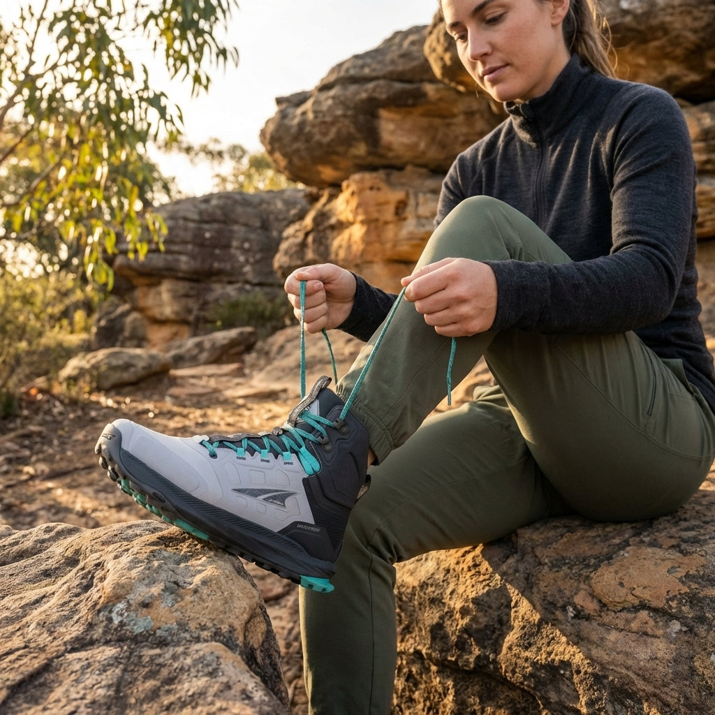 Altra - Lone Peak 9 Waterproof Mid - Black/Grey - Womens