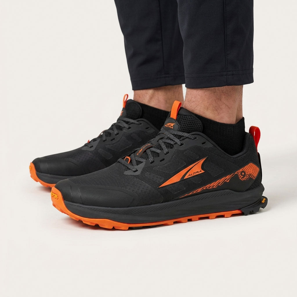 Altra - Lone Peak 9+ Black/Orange - Mens