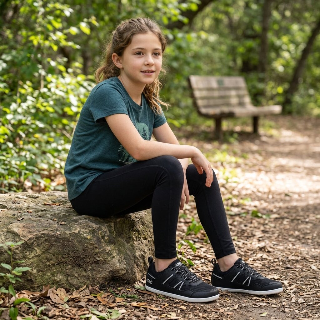 XeroShoes - Prio - Big Kids - Black/White