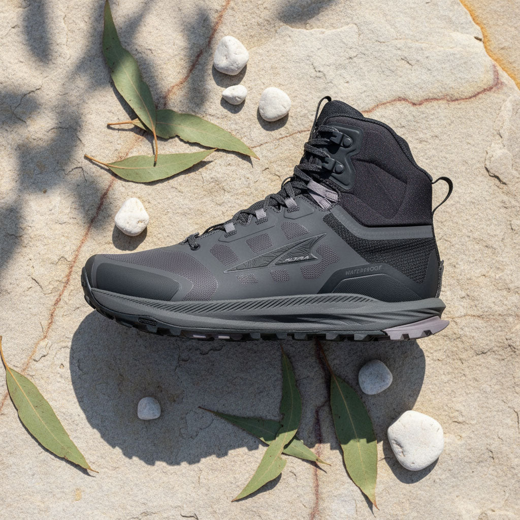 Altra - Lone Peak 9 Waterproof Mid Black/Grey - Mens