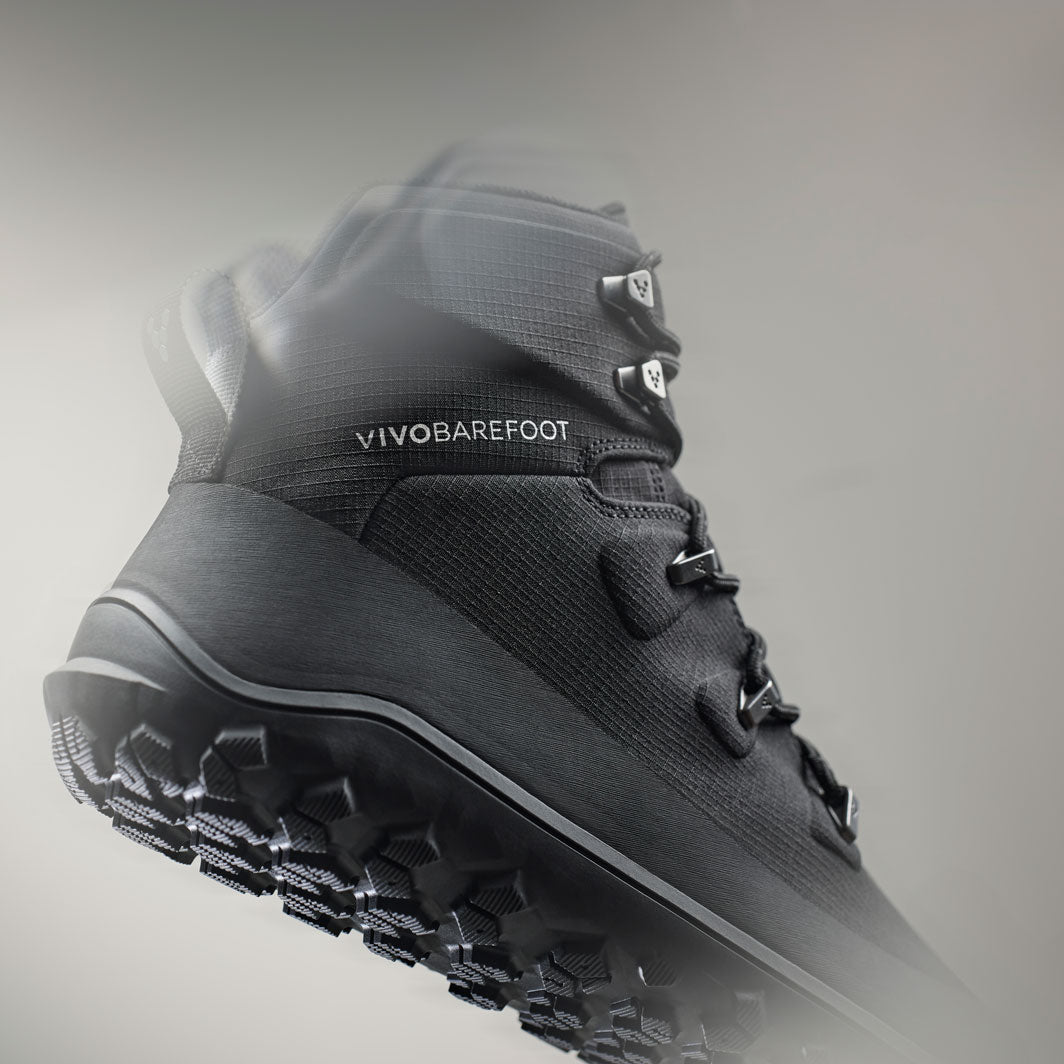 Vivobarefoot Tracker Textile AT Waterproof - Obsidian (Womens)