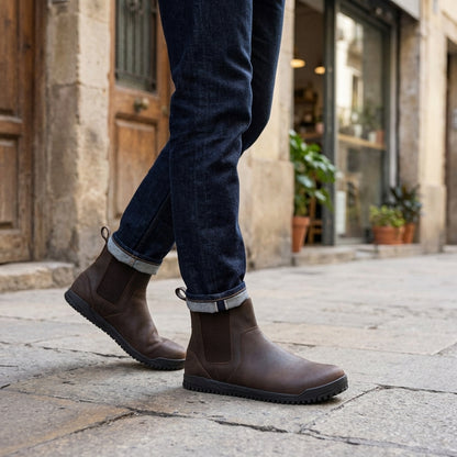 XeroShoes - Ridgeway Leather Chelsea Boot - Mens - Dark Brown