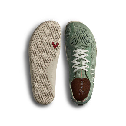 Vivobarefoot Primus Lite Knit Natural - Dusty Green (Womens)
