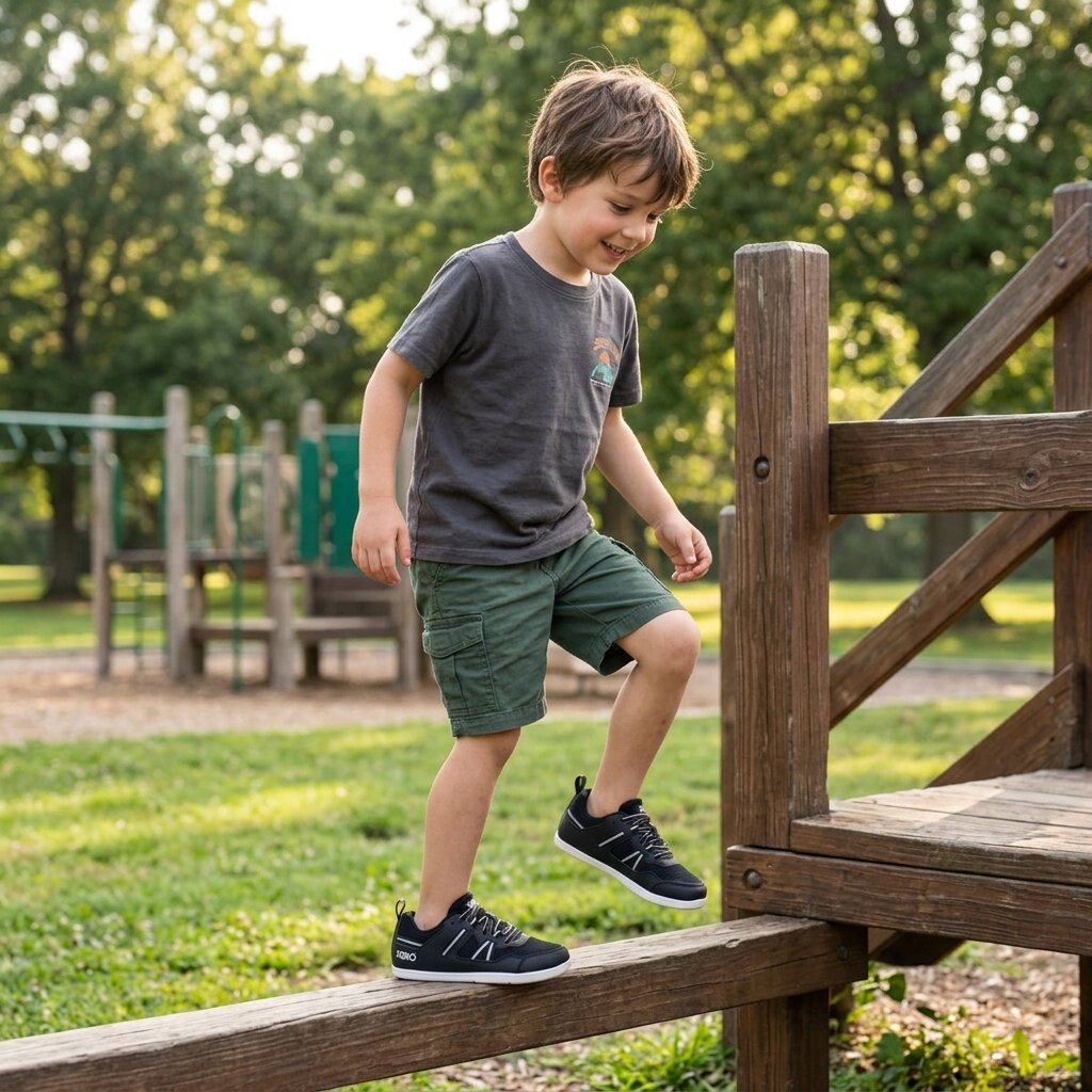 XeroShoes - Prio - Little Kids - Black/White