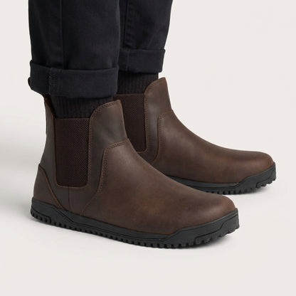 XeroShoes - Ridgeway Leather Chelsea Boot - Mens - Dark Brown