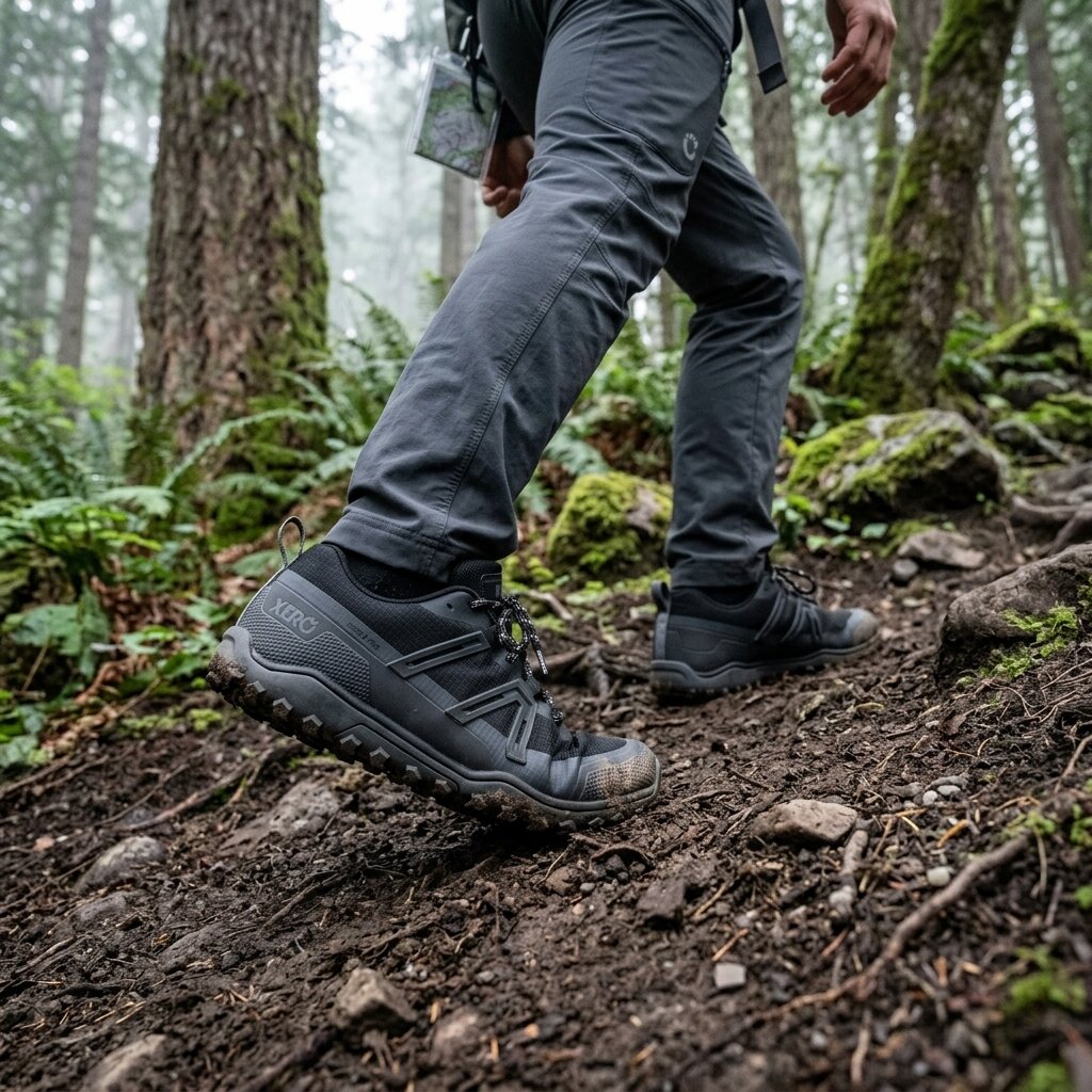 XeroShoes - Scrambler Trail Low WP - Mens - Black/Asphalt
