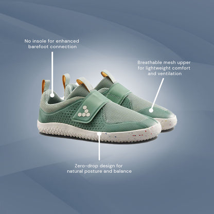 Vivobarefoot - Primus Sport III Kids - Glacial Green