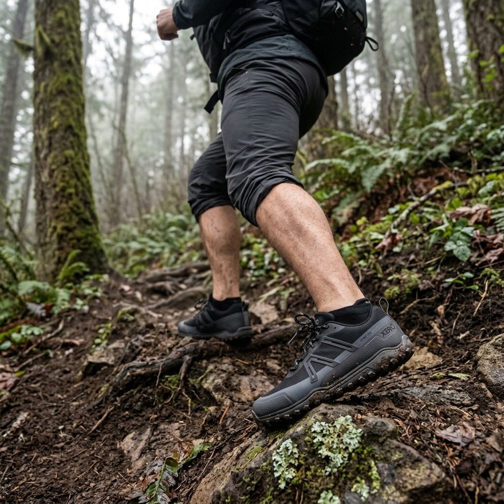 XeroShoes - Scrambler Trail Low WP - Mens - Black/Asphalt