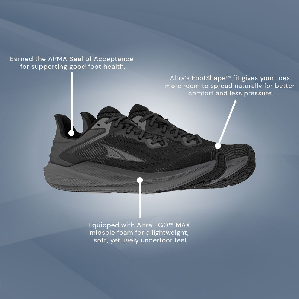 Altra - Torin 8 - Black/Black - Mens