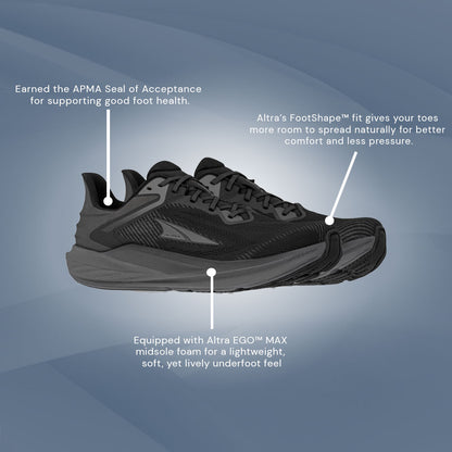 Altra - Torin 8 - Black/Black - Mens