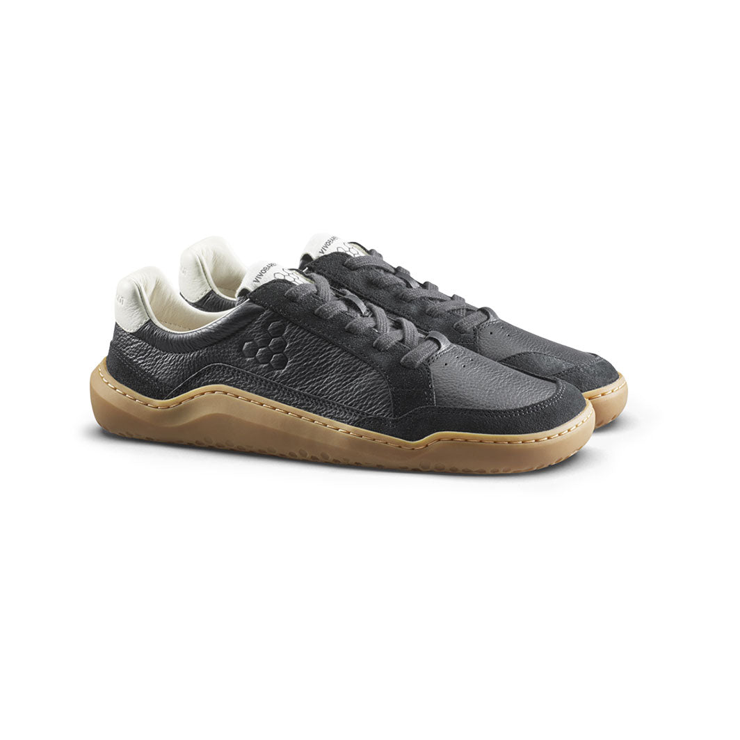 Vivobarefoot Gobi III Sneaker Leather (Mens) - Obsidian