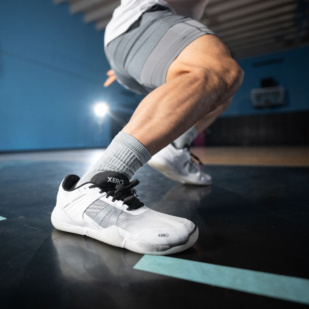 XeroShoes - X1 Low - Basketball Shoe - Mens - White