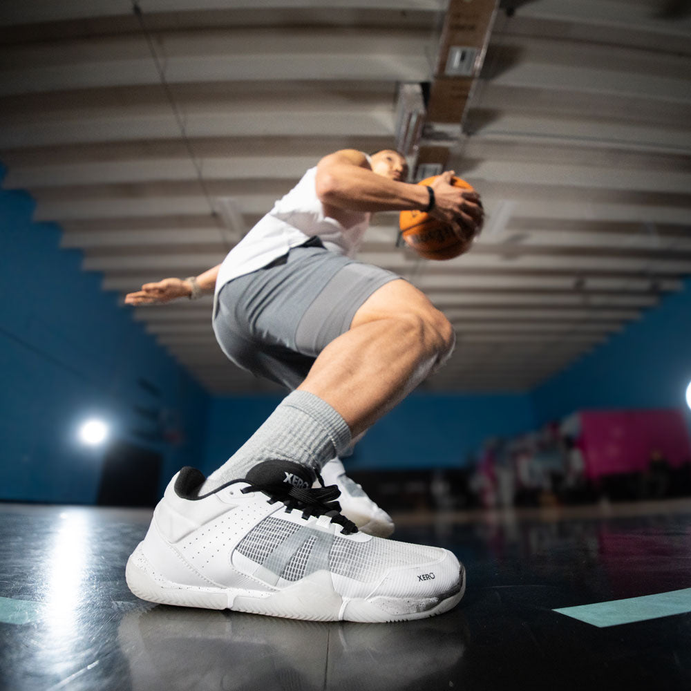 XeroShoes - X1 Low - Basketball Shoe - Mens - White