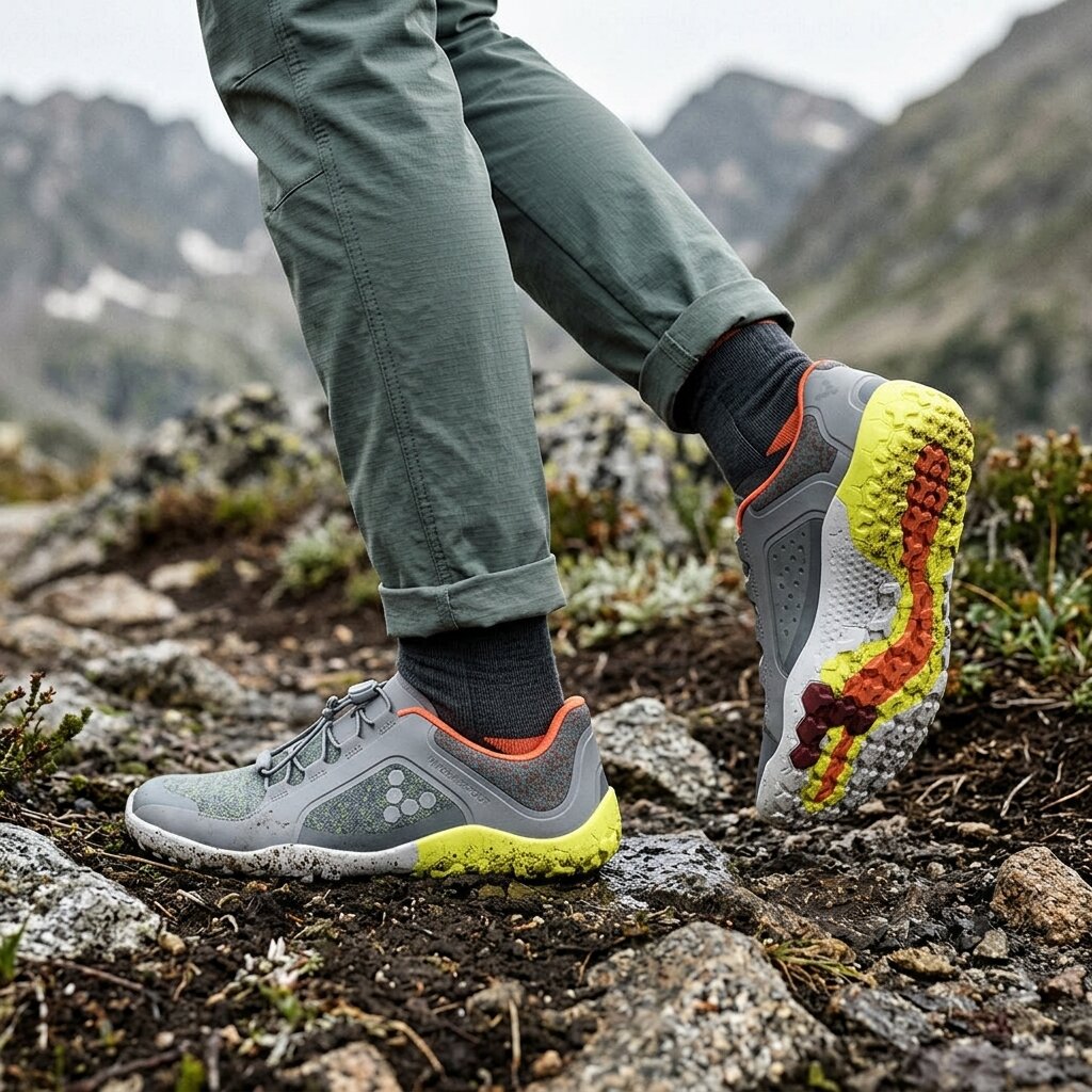 Vivobarefoot Primus Trail III All Weather FG Ultimate - Grey (Womens)