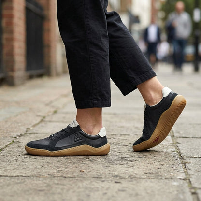 Vivobarefoot Gobi III Sneaker Leather (Womens) - Obsidian