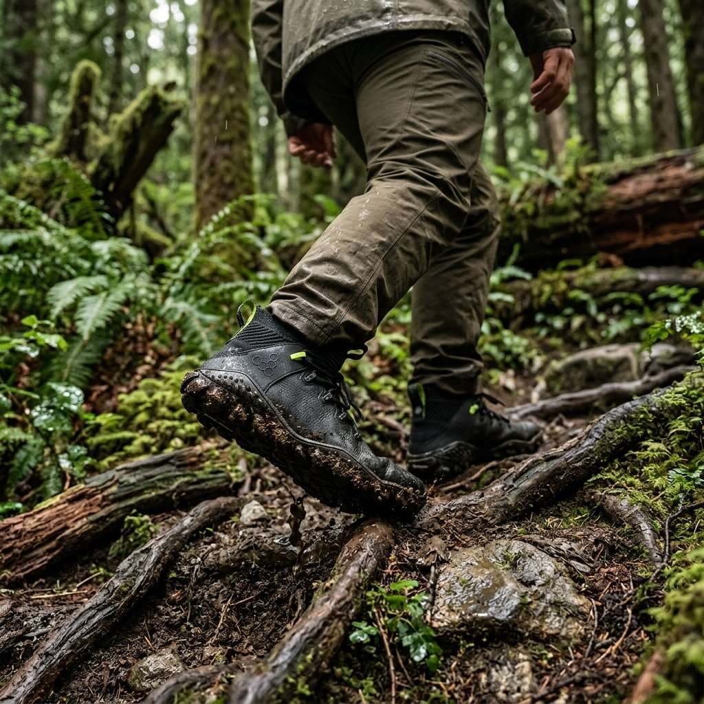 Vivobarefoot Magna Forest ESC (Mens) - Obsidian/Lime