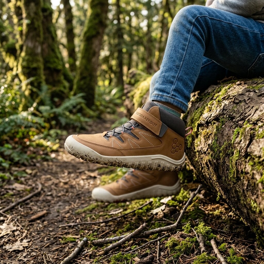 Vivobarefoot - Tracker AT Junior Hiking Boot - Acorn