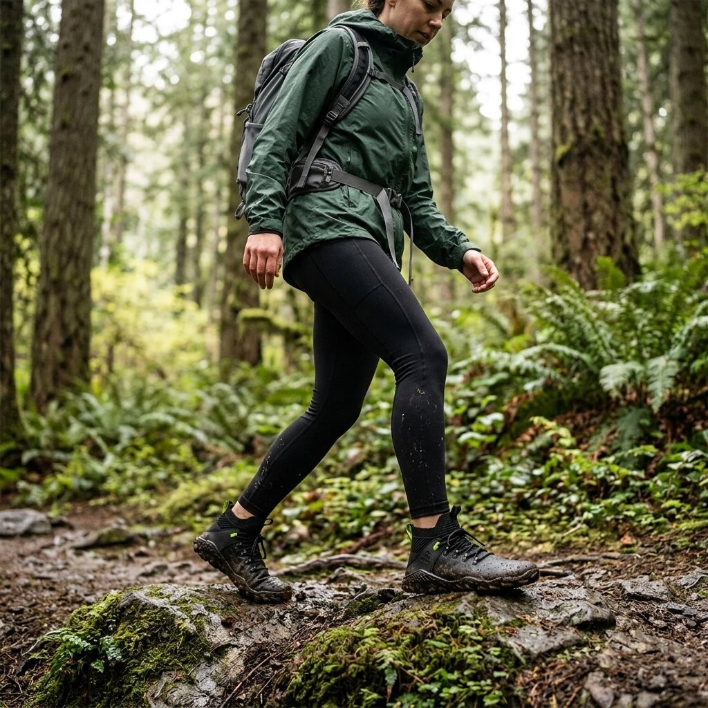 Vivobarefoot Magna Forest ESC (Womens) - Obsidian/Lime