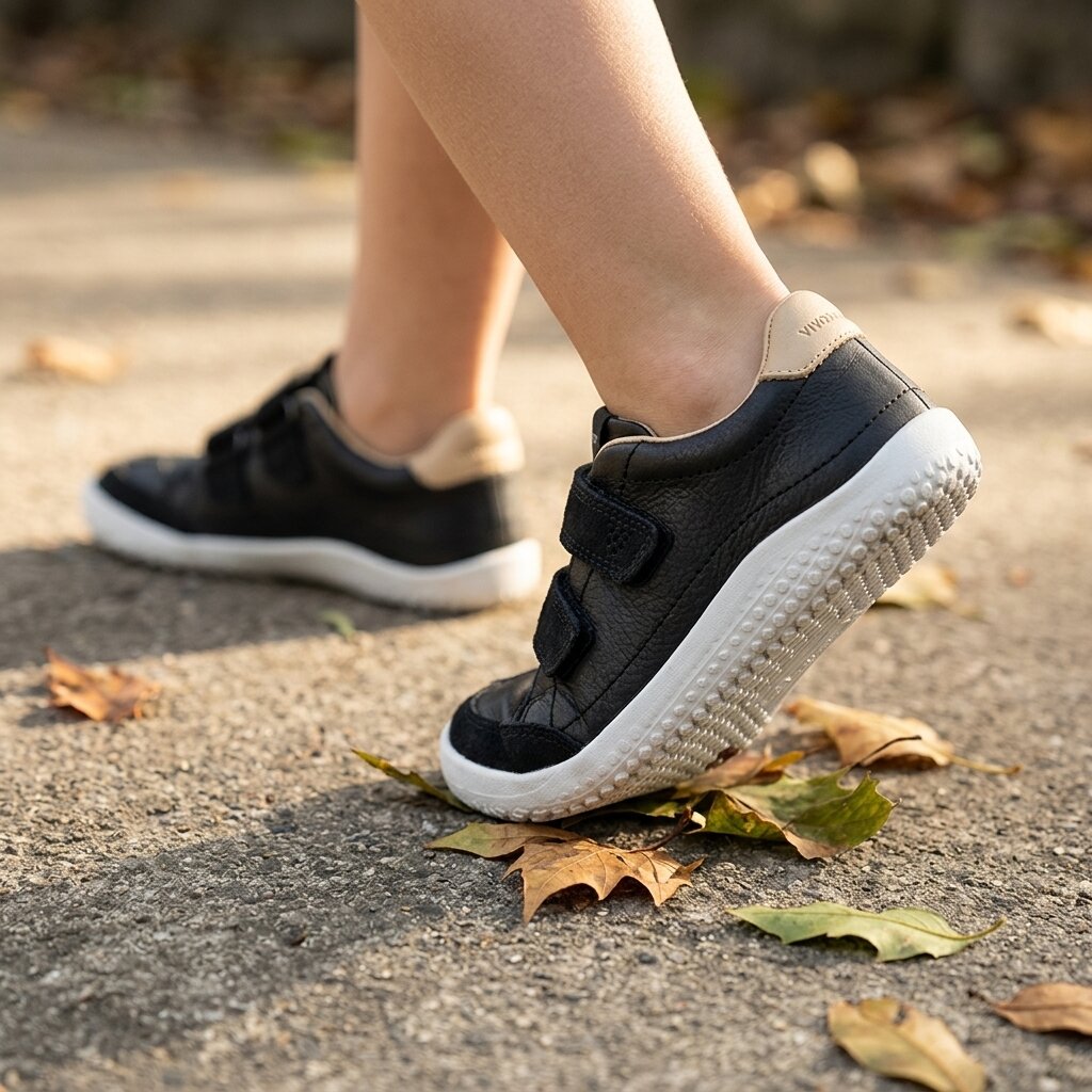 Vivobarefoot - Gobi Sneaker Kids - Obsidian