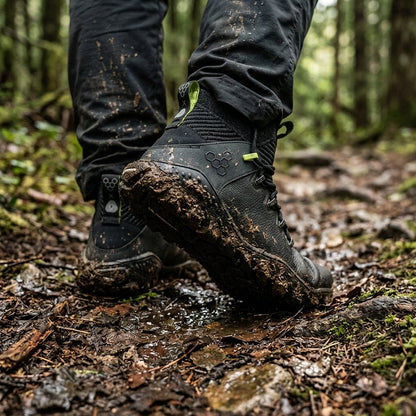 Vivobarefoot Magna Forest ESC (Mens) - Obsidian/Lime