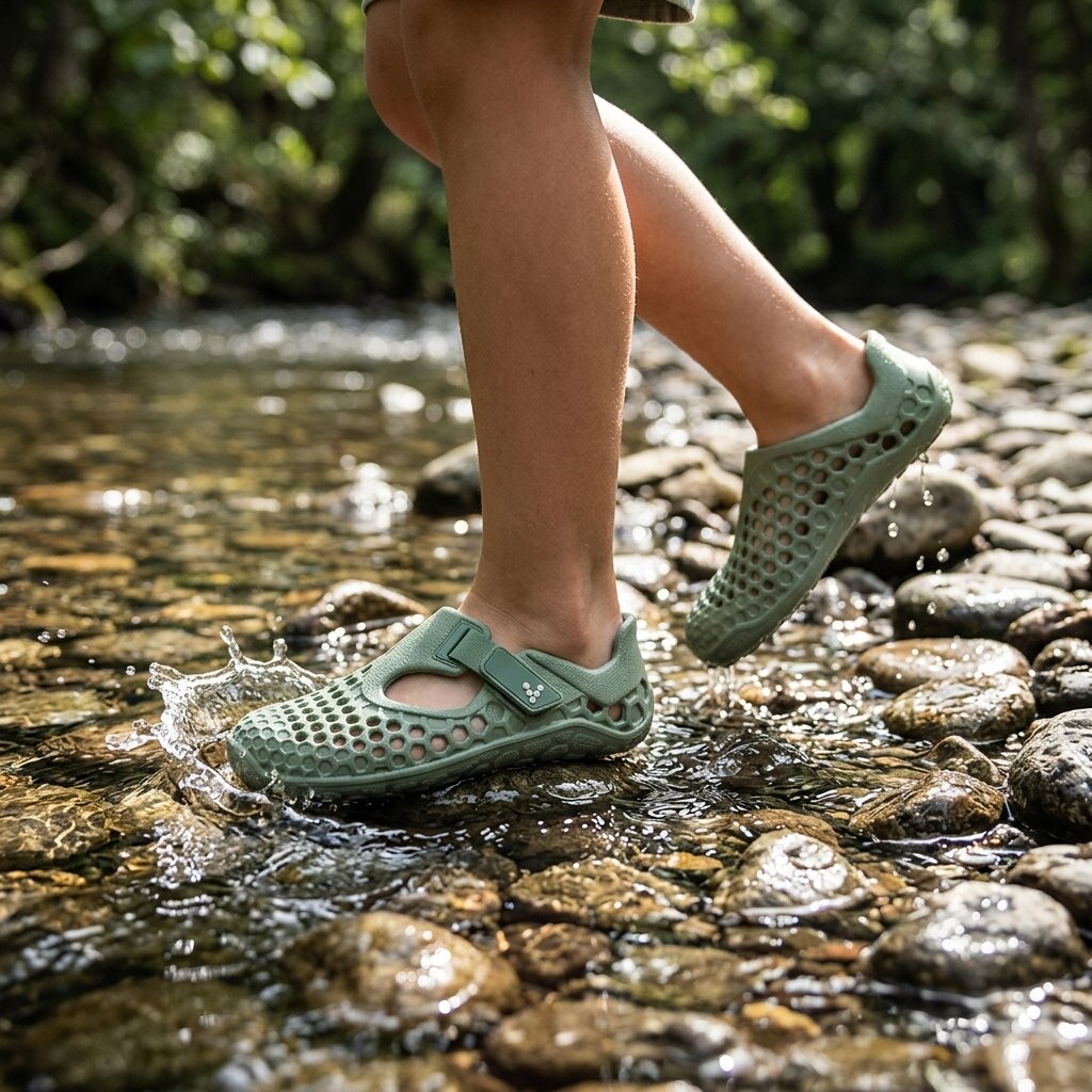 Vivobarefoot - Ultra Sugarlite Kids - Glacial Green