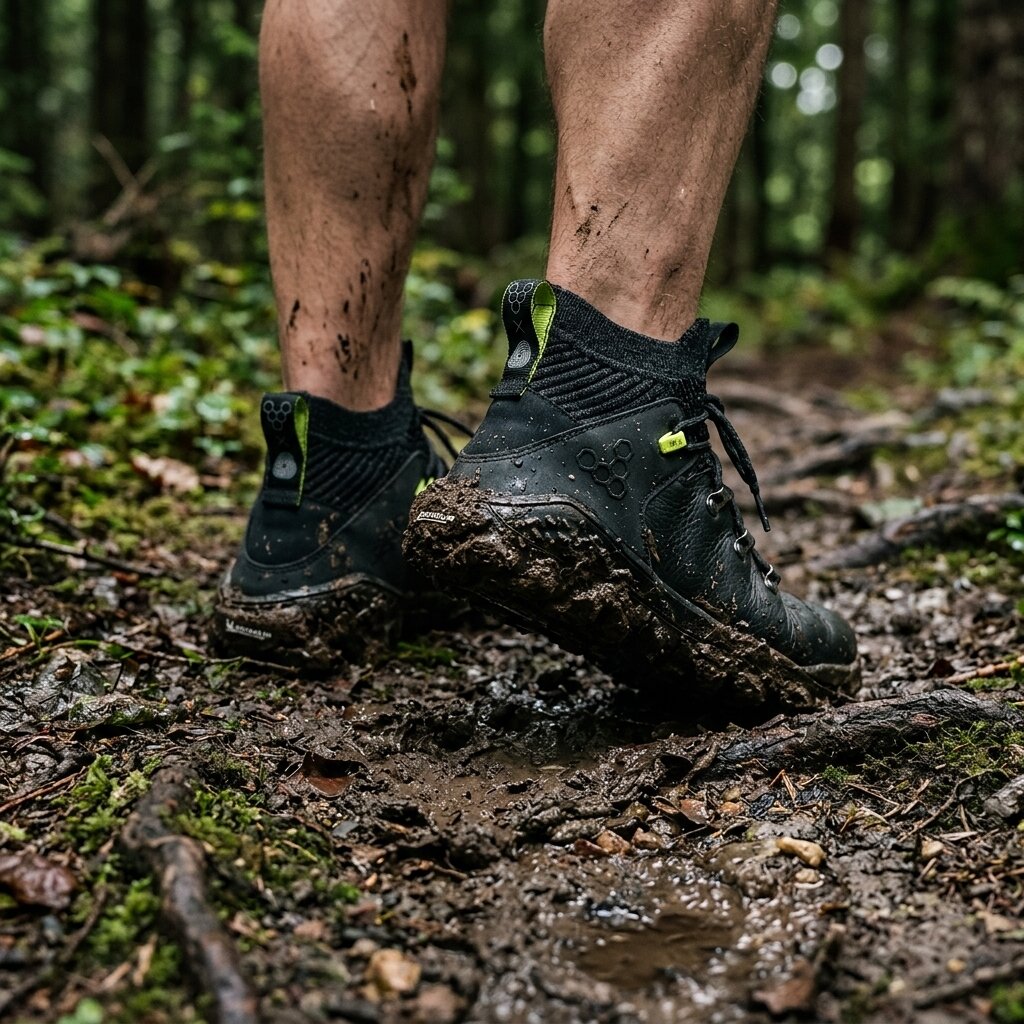 Vivobarefoot Magna Forest ESC (Mens) - Obsidian/Lime