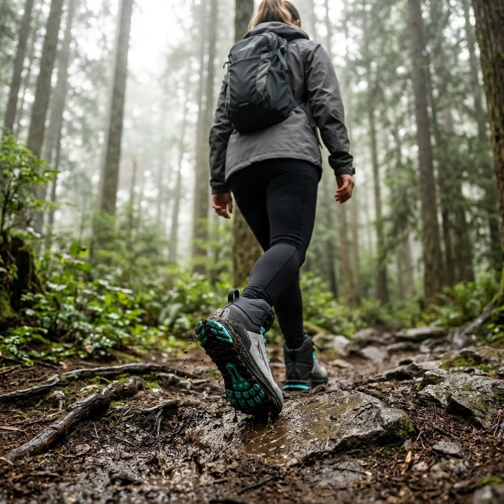 Altra - Lone Peak 9 Waterproof Mid - Black/Grey - Womens