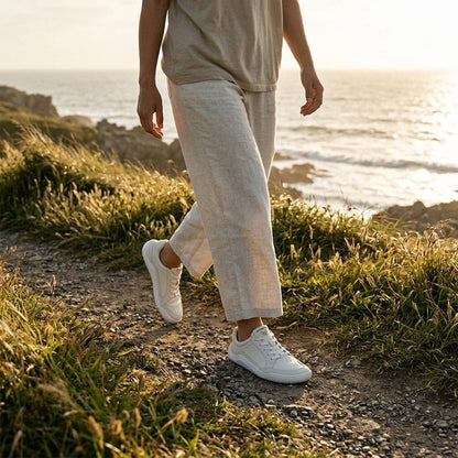 Vivobarefoot Gobi III Sneaker Leather (Mens) - Limestone