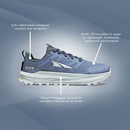 Altra - Lone Peak 9+ GTX Waterproof - Flintstone/Iceflow - Womens