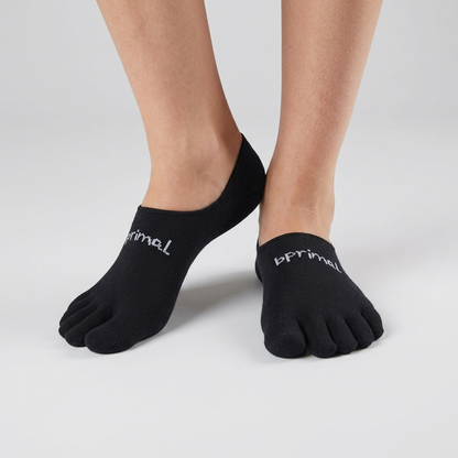 Bprimal Everyday Five-Toe Socks V2 - Hidden - Thin Weight - Black