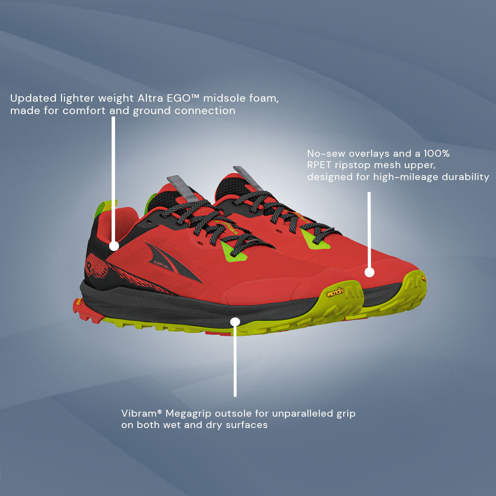 Altra - Lone Peak 9+ Red - Mens