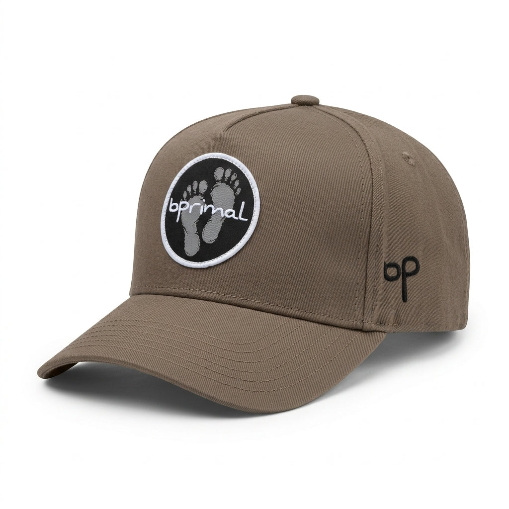 Bprimal Snapback Cap (Cotton) - Walnut