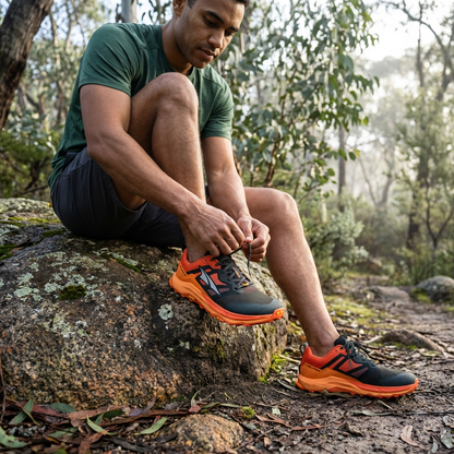 Altra - Lone Peak 9+ Black/Orange - Mens