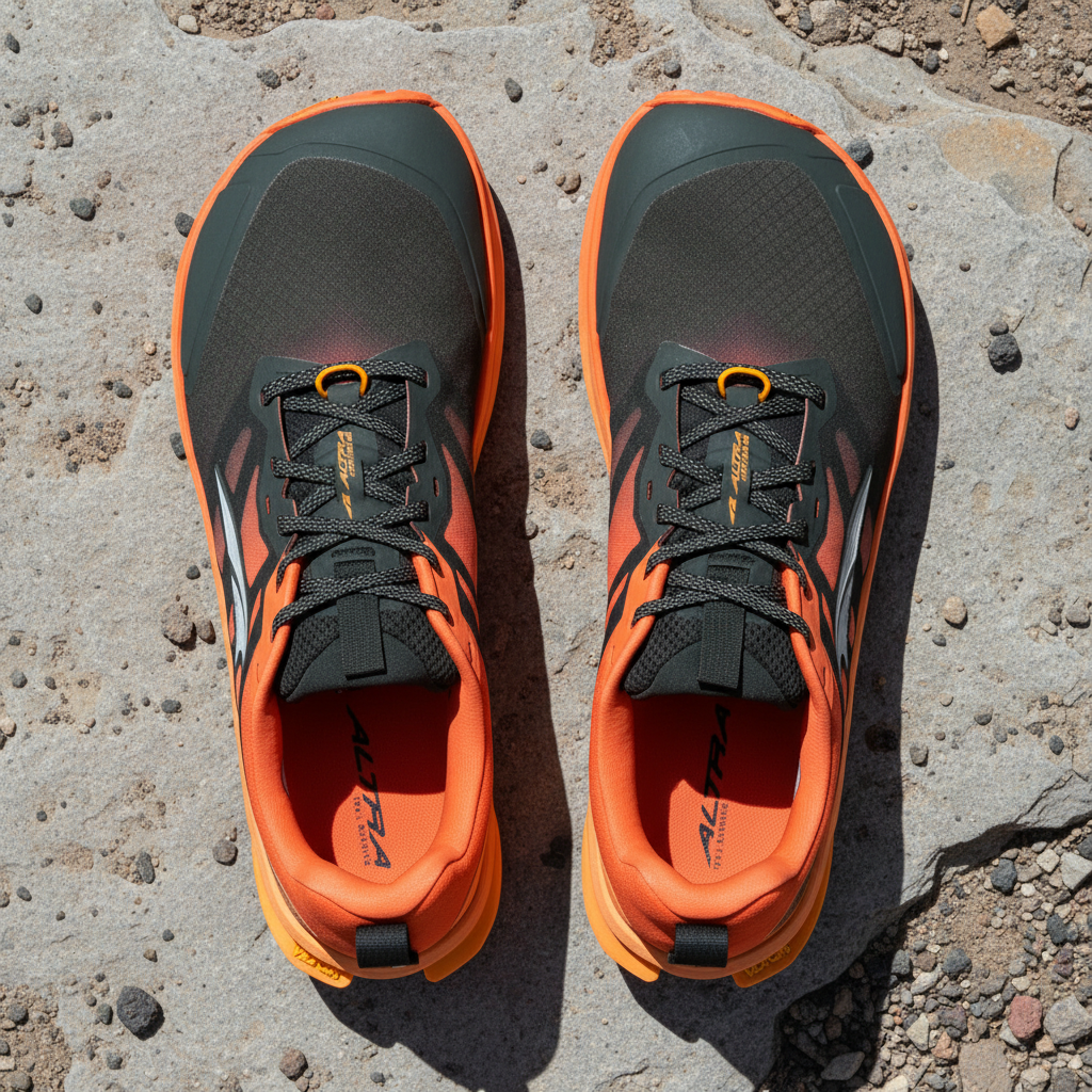Altra - Lone Peak 9+ Black/Orange - Mens
