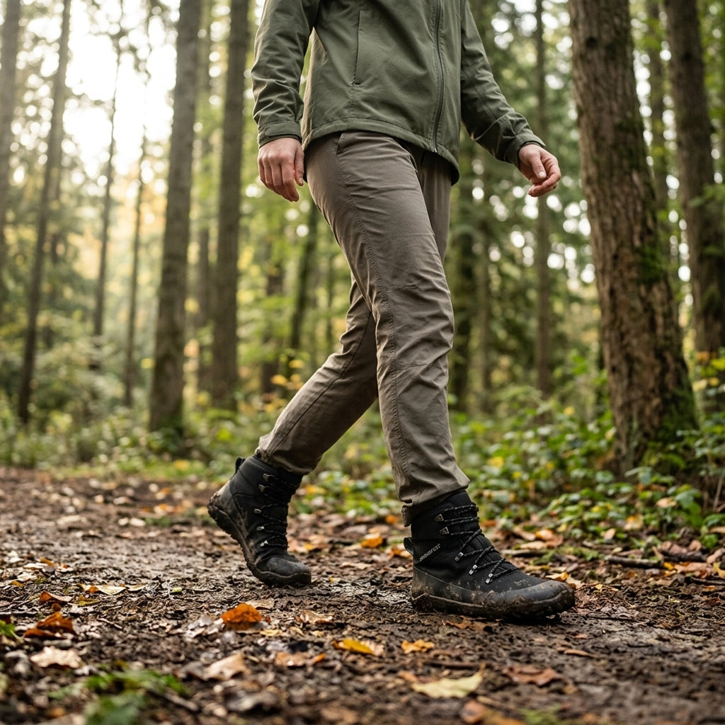 Vivobarefoot Tracker Textile AT Waterproof - Obsidian (Womens)