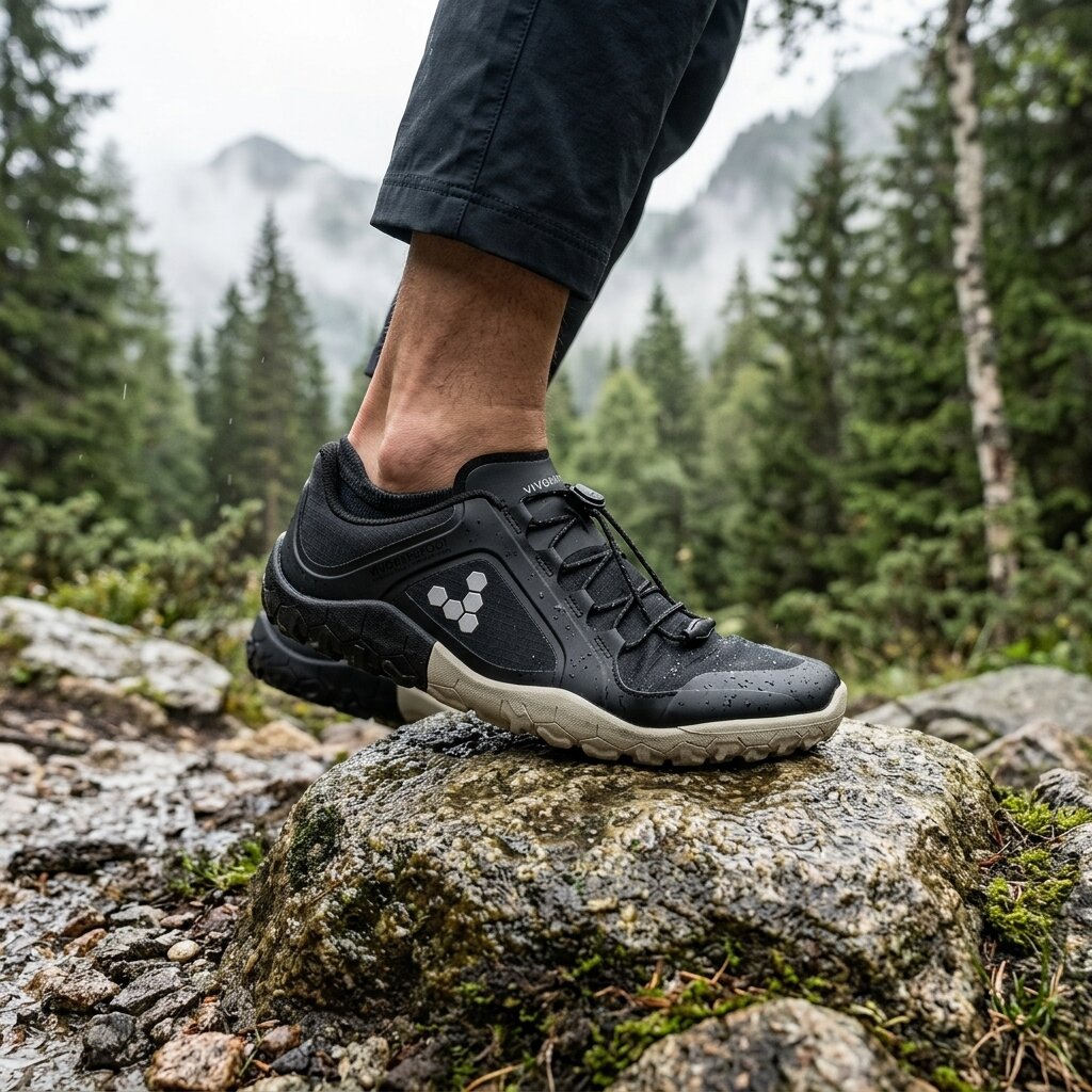 Vivobarefoot Primus Trail III All Weather FG - Obsidian (Mens)