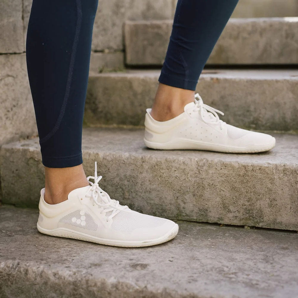 Vivobarefoot Primus Lite III (Womens) - Bright White