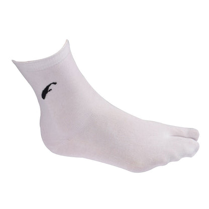 Two-Toe Bamboo Sock - Black / White