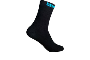 Ultra-Thin Waterproof Sock - Crew - Black